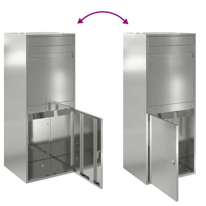 Pakket inwerp box Zwart 41 x 38 x 103 cm Gegalvaniseerd staal