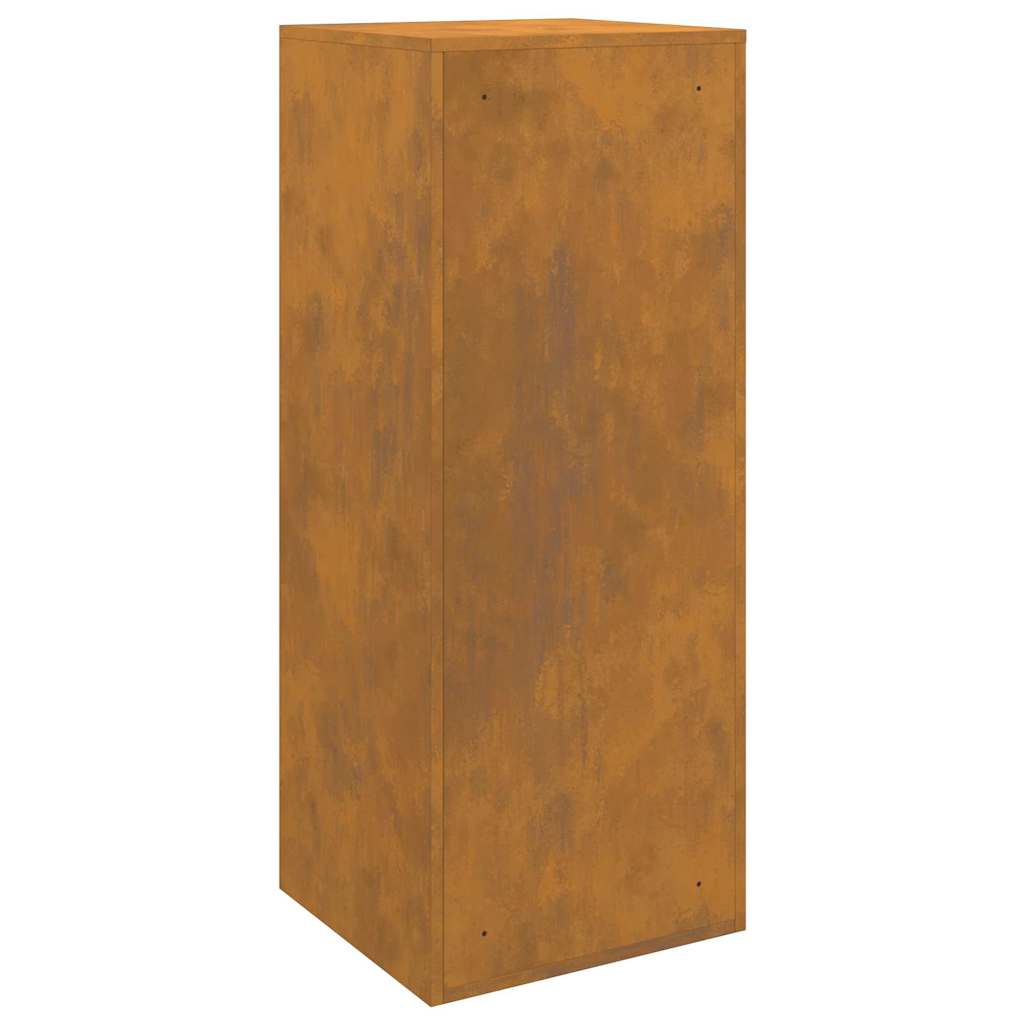 Pakket inwerp box Roestig 41 x 38 x 103 cm Cortenstaal