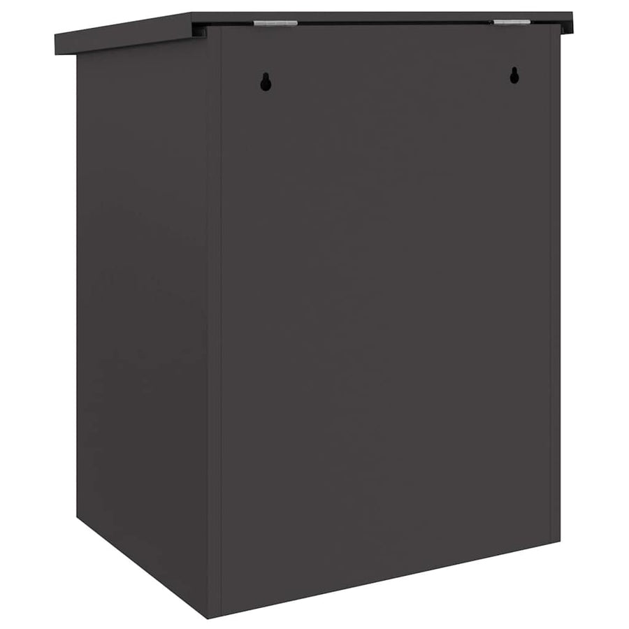 Pakket Inwerp Box 44 X 35 X 59 Cm Staal Zwart