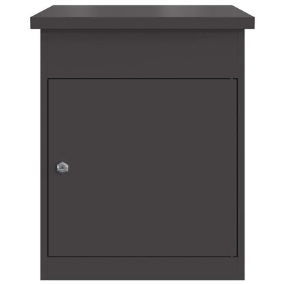 Pakket inwerp box Zwart 44 x 35 x 59 cm Staal