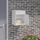 Pakket inwerp box met opslag 47,5x38x59 cm staal wit