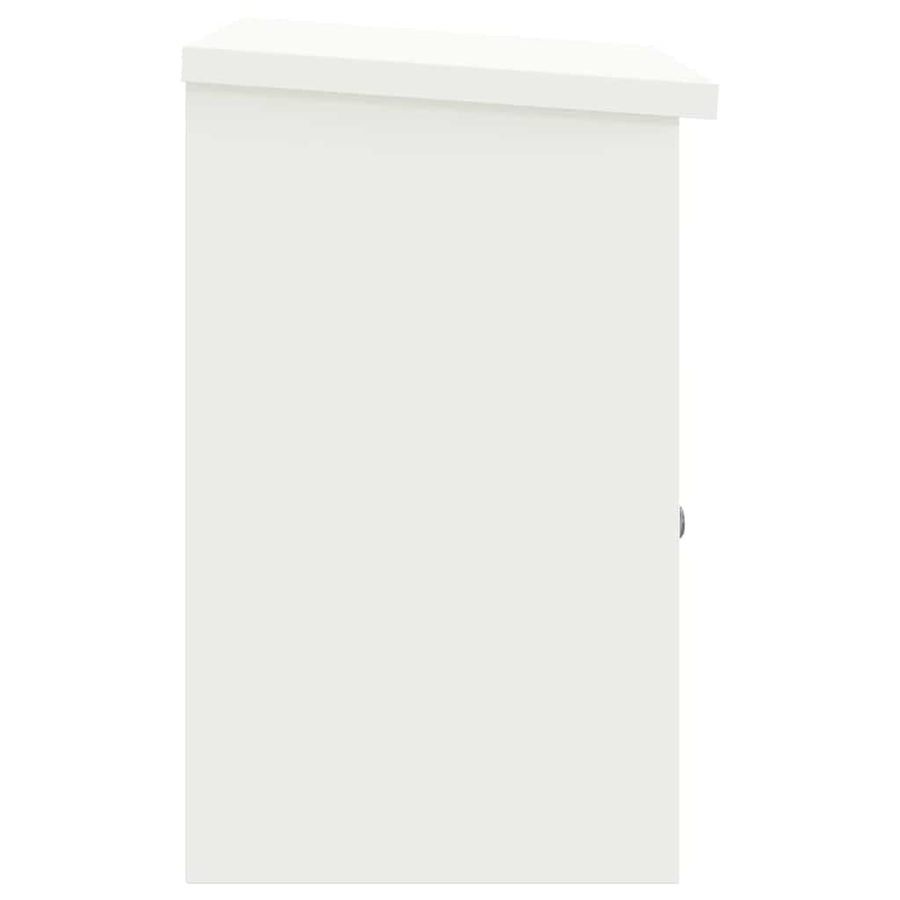 Pakket Inwerp Box Met Opslag 47,5 X 38 X 59 Cm Staal Wit
