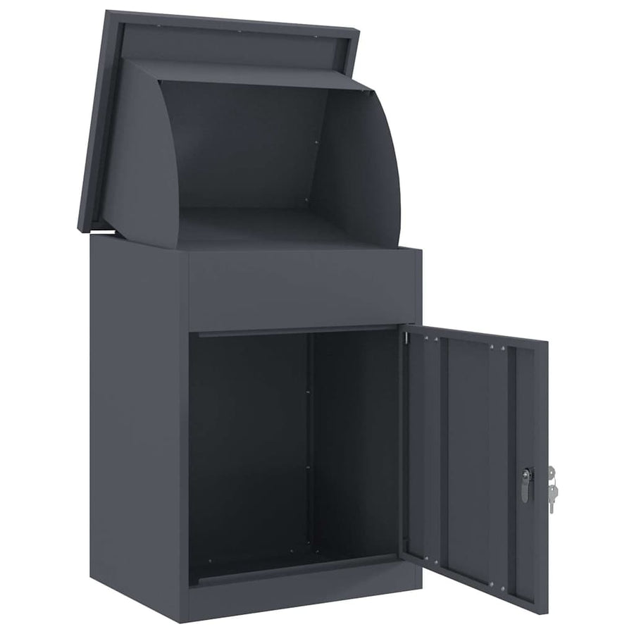 Pakket inwerp box met opslag Antraciet 47,5 x 38 x 59 cm Staal