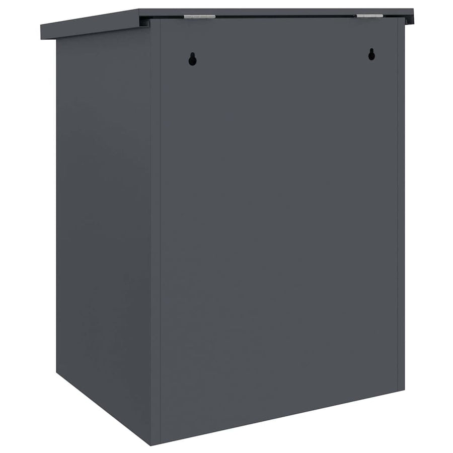 Pakket inwerp box met opslag Antraciet 47,5 x 38 x 59 cm Staal