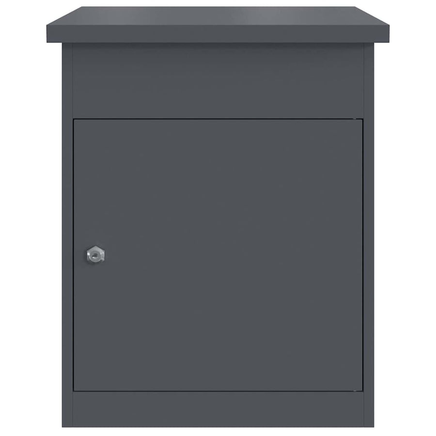 Pakket inwerp box met opslag Antraciet 47,5 x 38 x 59 cm Staal