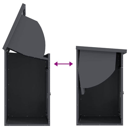 Pakket inwerp box Antraciet 44 x 35 x 59 cm Staal