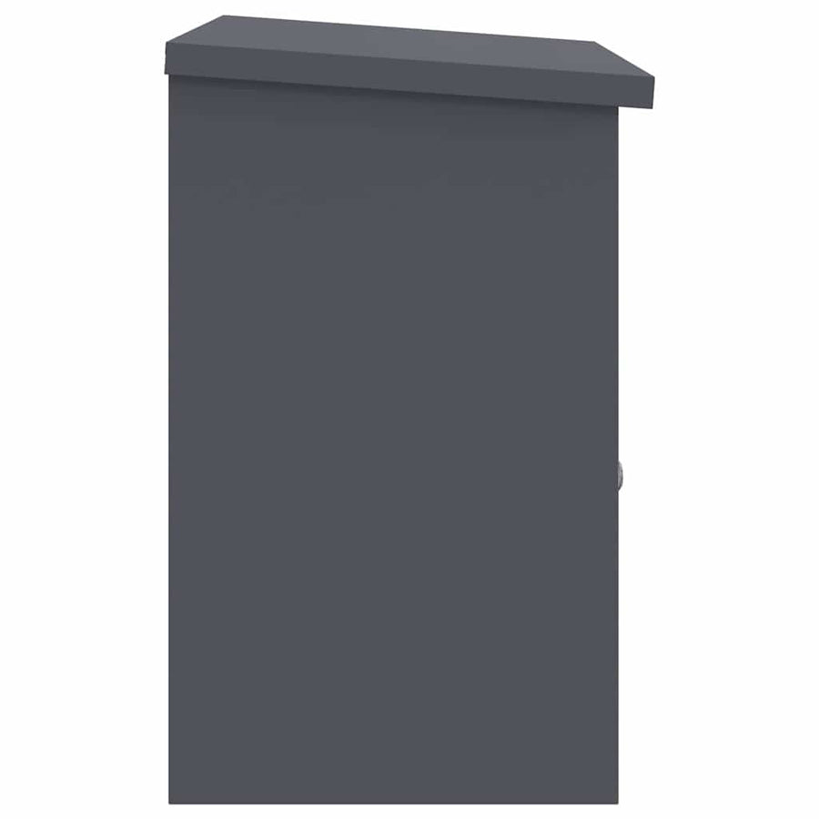 Pakket inwerp box met opslag Antraciet 47,5 x 38 x 59 cm Staal