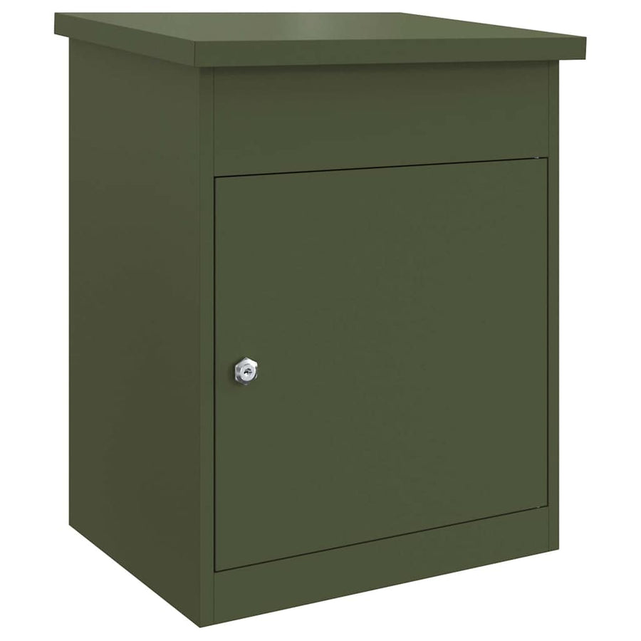 Pakket inwerp box Olijfgroen 44 x 35 x 59 cm Staal