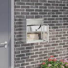 Pakketbox 47,5x38x59 cm roestvrij staal zilver