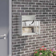 Pakketbox 47,5x38x59 cm roestvrij staal zilver