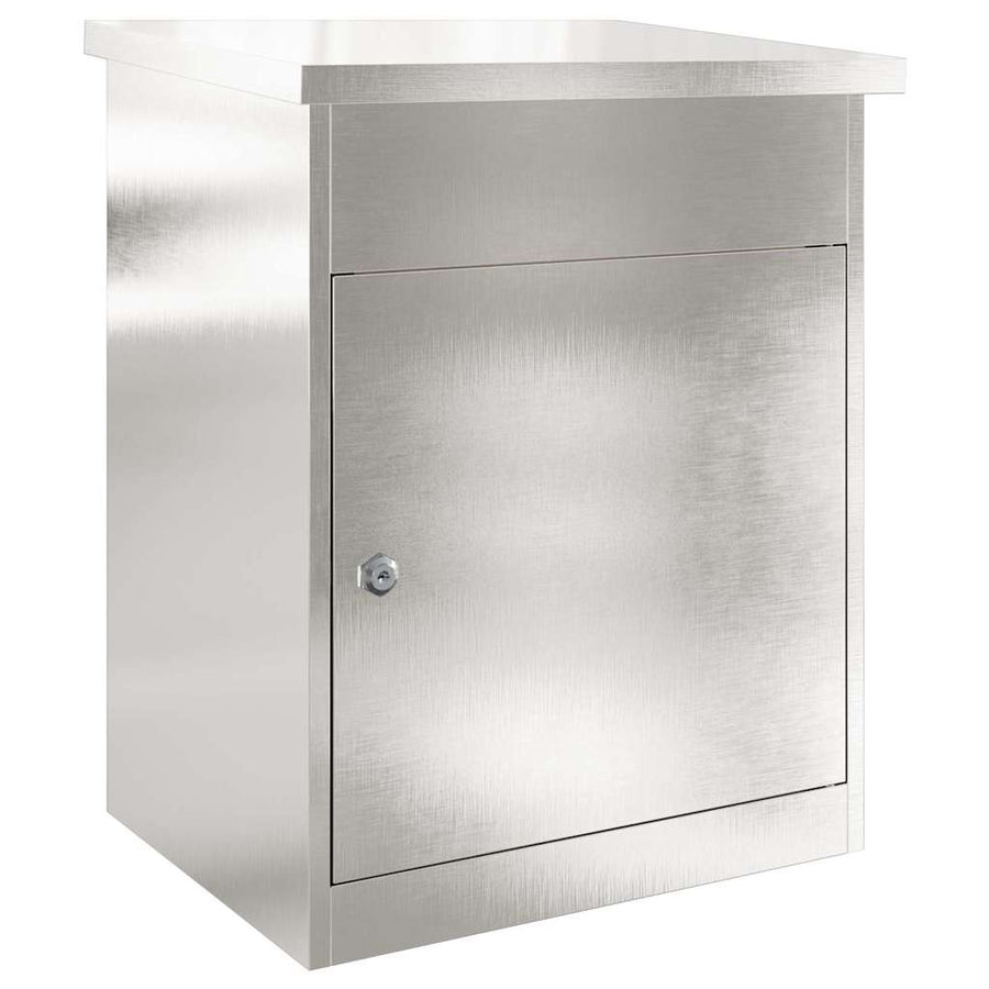 Pakket inwerp box Zwart 44 x 35 x 59 cm Roestvrij staal