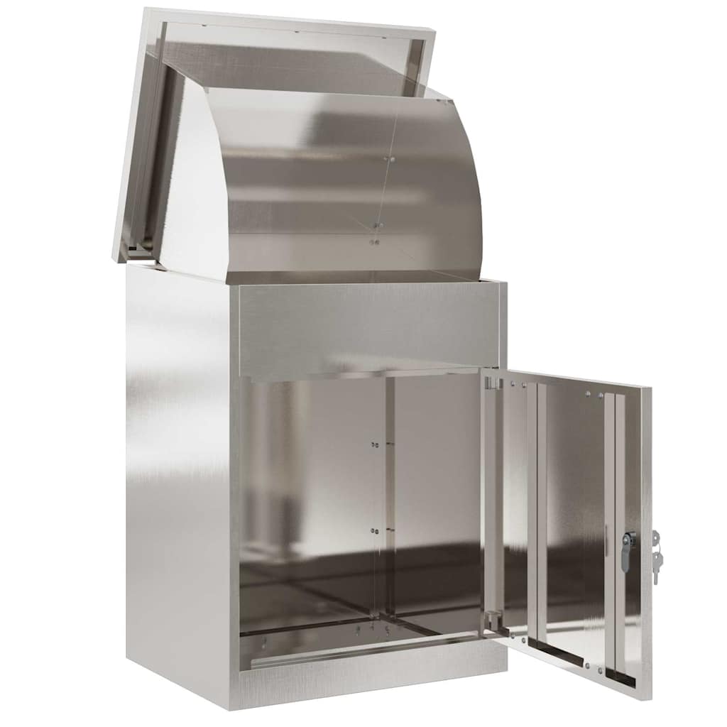 Pakket inwerp box Zwart 44 x 35 x 59 cm Roestvrij staal