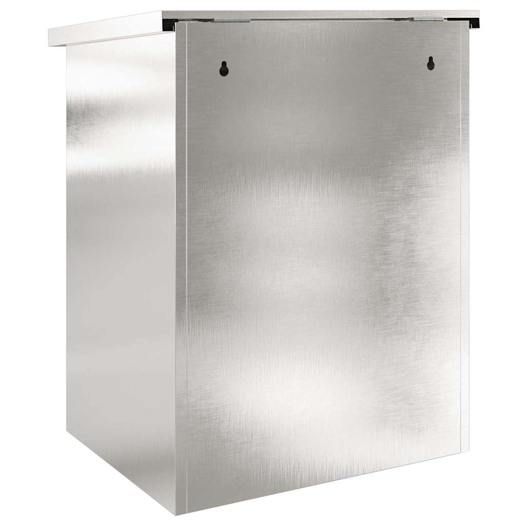 Pakket inwerp box Zwart 44 x 35 x 59 cm Roestvrij staal