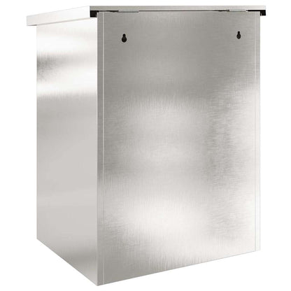 Pakket inwerp box Zwart 44 x 35 x 59 cm Roestvrij staal