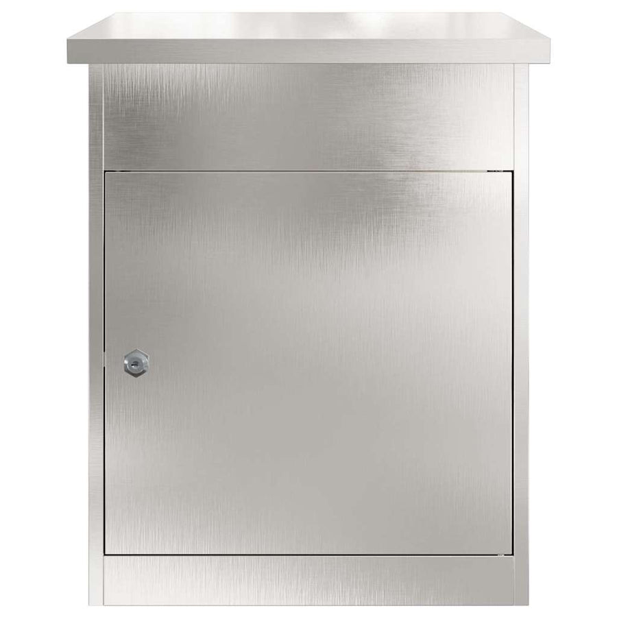 Pakket inwerp box Zwart 44 x 35 x 59 cm Roestvrij staal