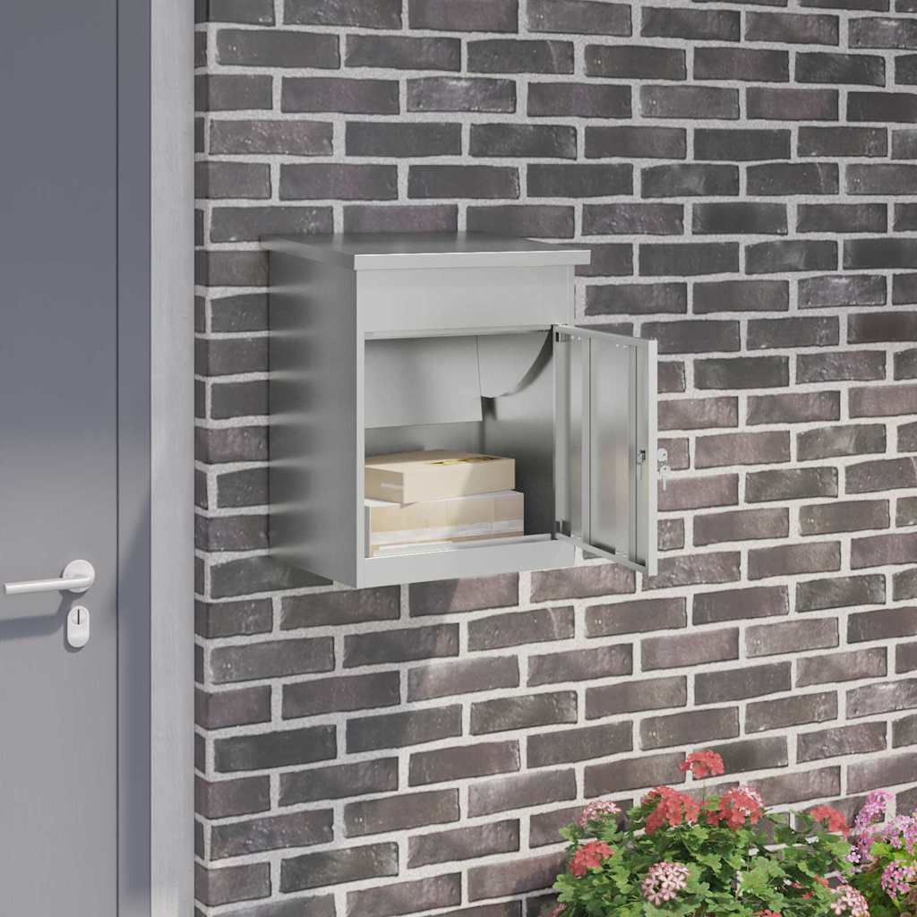 Pakket inwerp box Zwart 44 x 35 x 59 cm Gegalvaniseerd staal