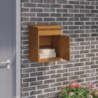 Pakketbox 47,5x38x59 cm cortenstaal