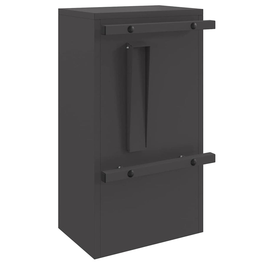 Brievenbus Zwart 30 x 23 x 55 cm Staal