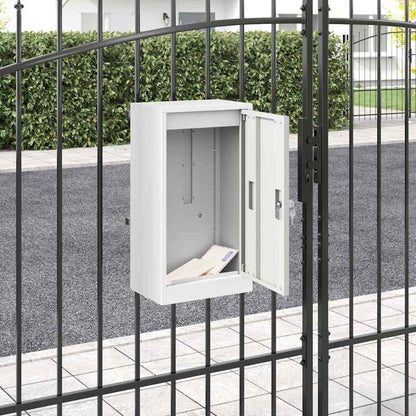 Brievenbus Wit 30 x 23 x 55 cm Staal