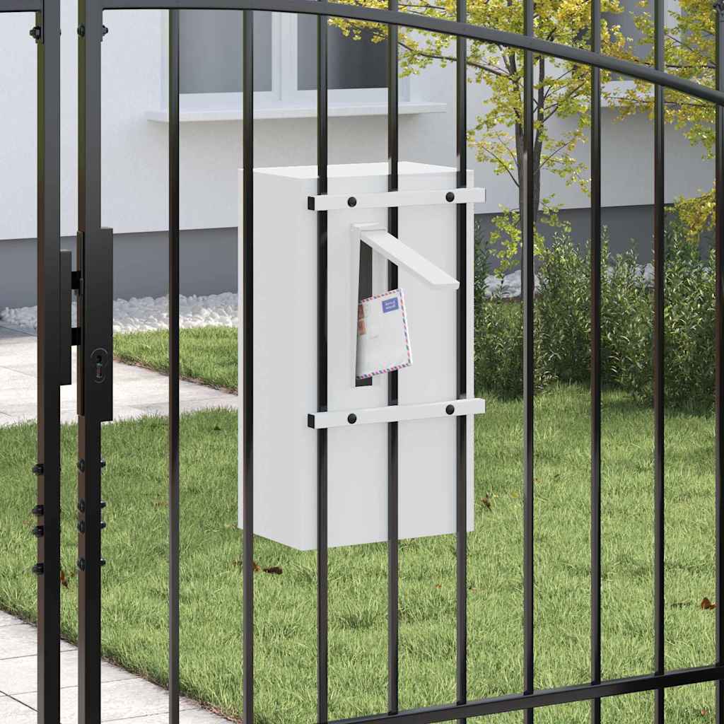 Brievenbus Wit 30 x 23 x 55 cm Staal