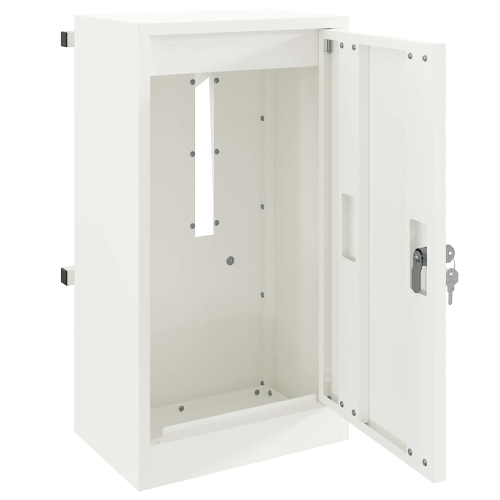 Brievenbus Wit 30 x 23 x 55 cm Staal