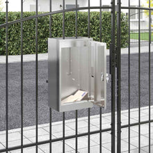 Brievenbus Zwart 30 x 23 x 55 cm Roestvrij staal