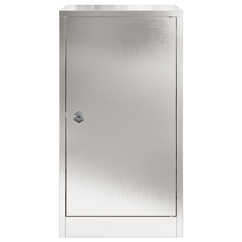 Brievenbus Zwart 30 x 23 x 55 cm Roestvrij staal