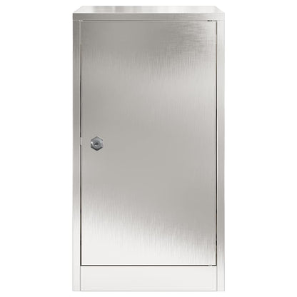 Brievenbus Zwart 30 x 23 x 55 cm Roestvrij staal