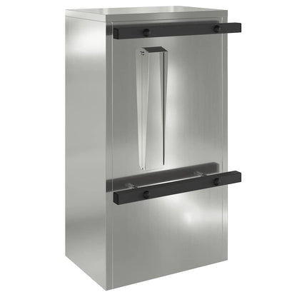 Brievenbus Zwart 30 x 23 x 55 cm Gegalvaniseerd staal