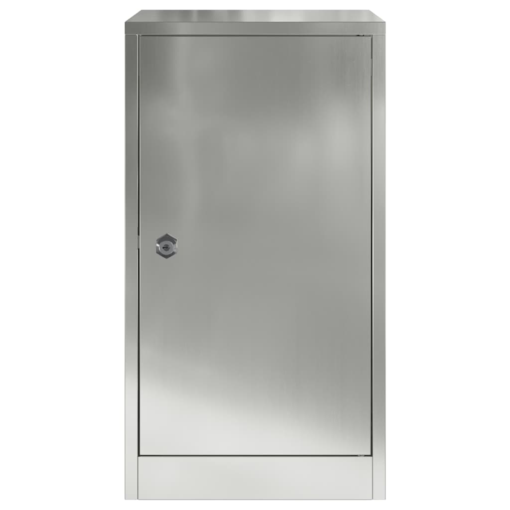 Brievenbus Zwart 30 x 23 x 55 cm Gegalvaniseerd staal