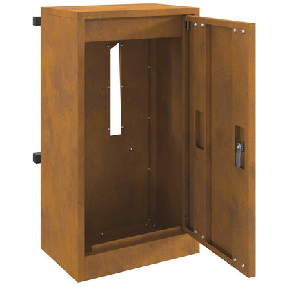 Brievenbus Roestig 30 x 23 x 55 cm Cortenstaal