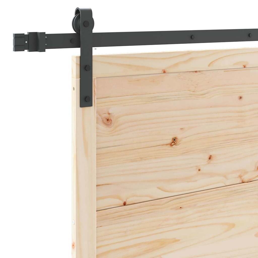 Schuifdeur Bruin 100 x 208 cm Massief grenenhout