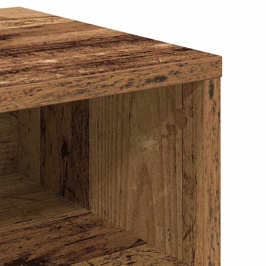 Nachtkastje 2 pcs Oud hout 40 x 30 x 30 cm Bewerkt hout