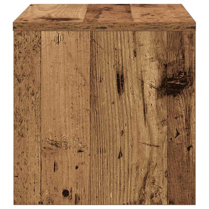 Nachtkastje 2 pcs Oud hout 40 x 30 x 30 cm Bewerkt hout