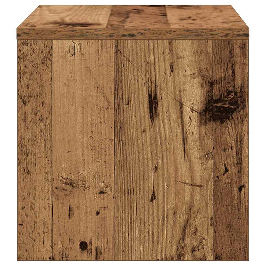 Nachtkastje 2 pcs Oud hout 40 x 30 x 30 cm Bewerkt hout