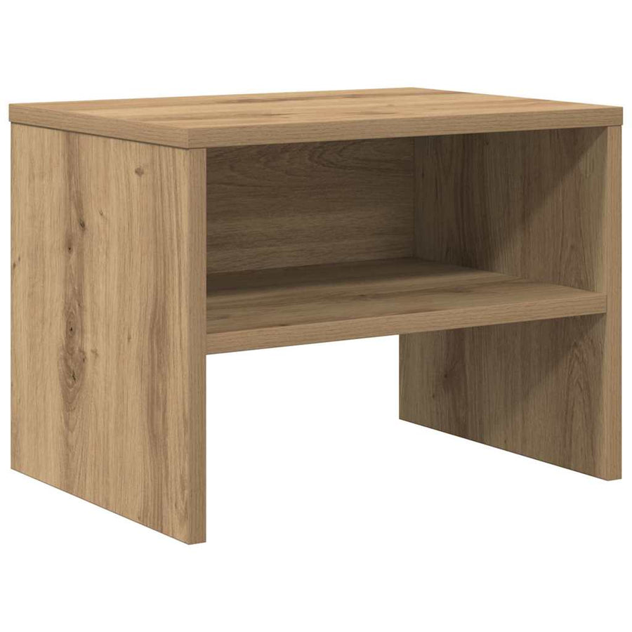 Nachtkastje 2 pcs artisanaal eikenkleurig 40 x 30 x 30 cm