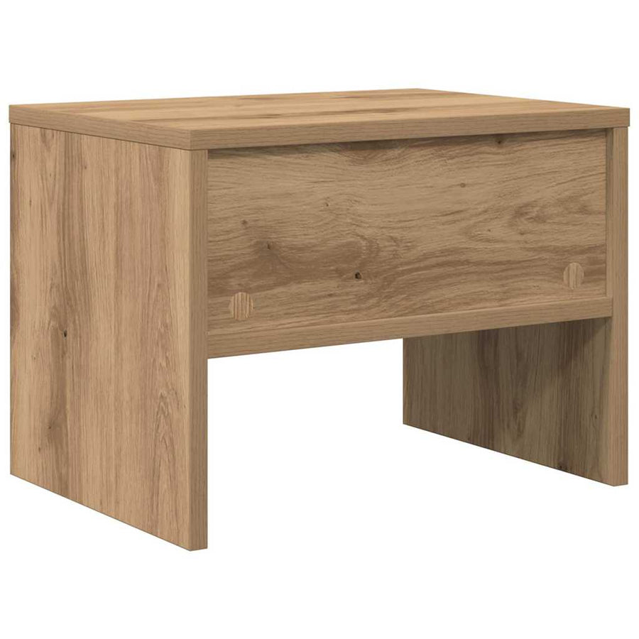 Nachtkastje 2 pcs artisanaal eikenkleurig 40 x 30 x 30 cm