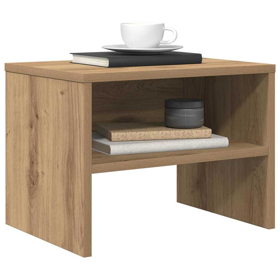 Nachtkastje 2 pcs artisanaal eikenkleurig 40 x 30 x 30 cm