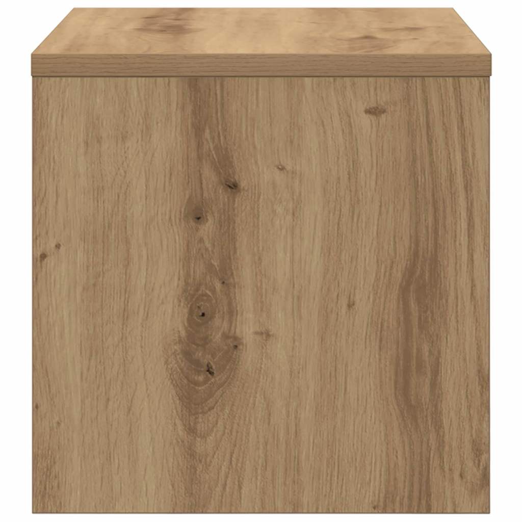Nachtkastje 2 pcs artisanaal eikenkleurig 40 x 30 x 30 cm