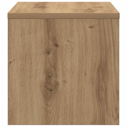 Nachtkastje 2 pcs artisanaal eikenkleurig 40 x 30 x 30 cm