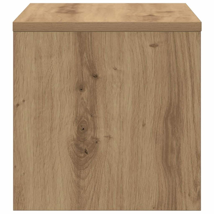 Nachtkastje 2 pcs artisanaal eikenkleurig 40 x 30 x 30 cm
