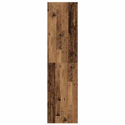 Kledingkast met plank met opslag Oud hout 50 x 50 x 200 cm Bewerkt hout