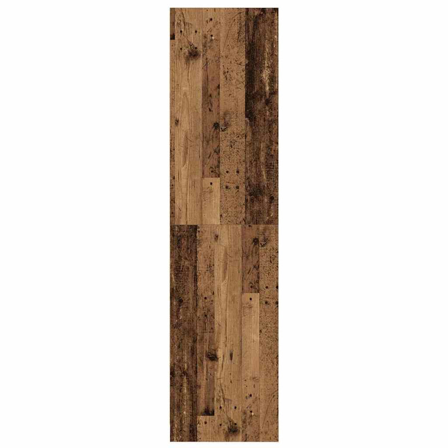 Kledingkast met plank met opslag Oud hout 50 x 50 x 200 cm Bewerkt hout