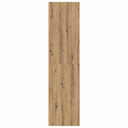 Kledingkast met plank met opslag artisanaal eikenkleurig 50 x 50 x 200 cm