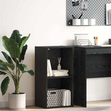 Boekenkast Zwart eiken 40 x 30 x 77 cm Bewerkt hout