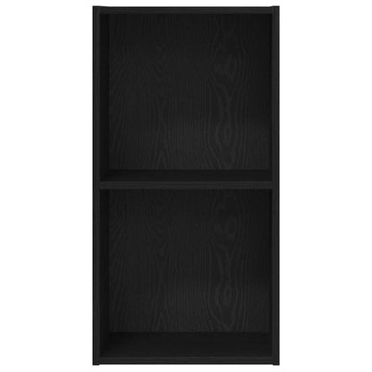 Boekenkast Zwart eiken 40 x 30 x 77 cm Bewerkt hout