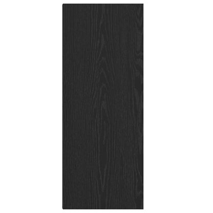 Boekenkast Zwart eiken 40 x 30 x 77 cm Bewerkt hout
