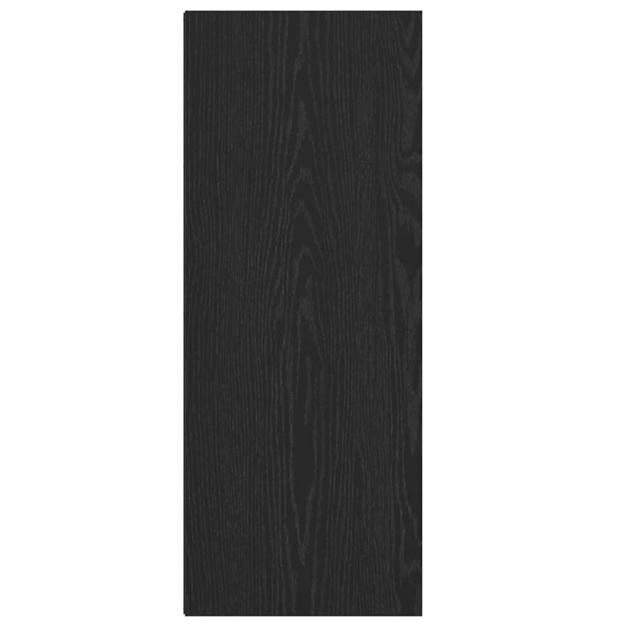 Boekenkast Zwart eiken 40 x 30 x 77 cm Bewerkt hout