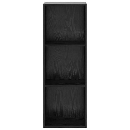 Boekenkast Zwart eiken 40 x 30 x 114 cm Bewerkt hout