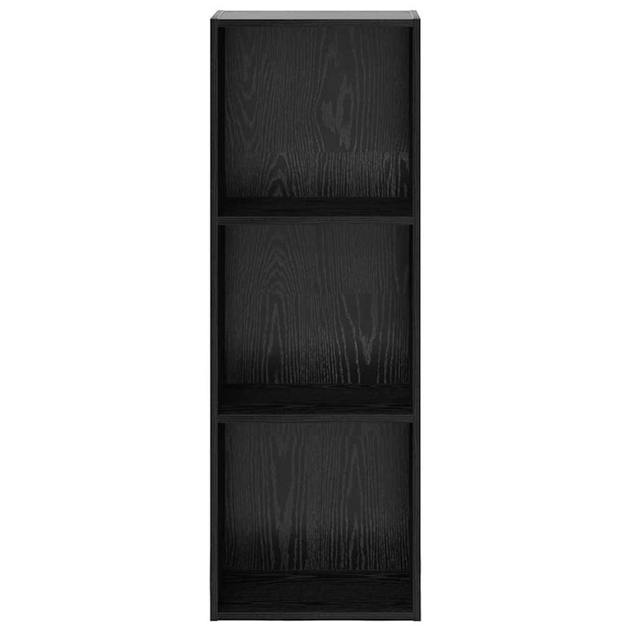 Boekenkast Zwart eiken 40 x 30 x 114 cm Bewerkt hout